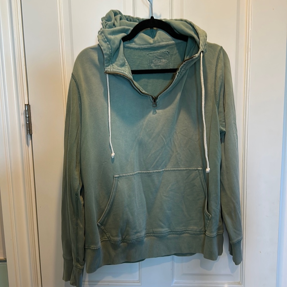 JCrew Vintage Anorak Fleece Green - Men’s Medium